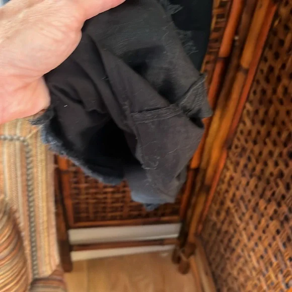 TOMMY BAHAMA Two Palms Double-Ruffle Linen dress with raw hem :: size small - Picture 11 of 11